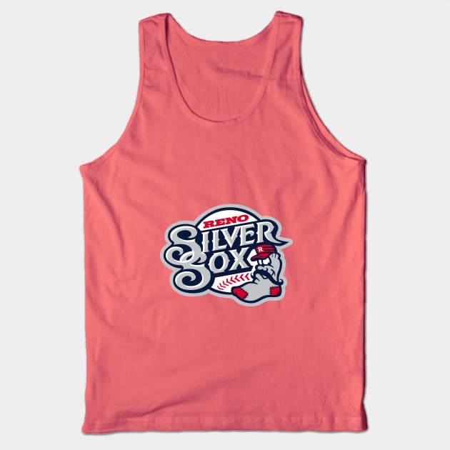 Defunct Reno Silver Sox Golden League Baseball Tank Top by LocalZonly